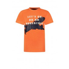 TYGO & vito boys T-shirt in neon orange "PLANE"